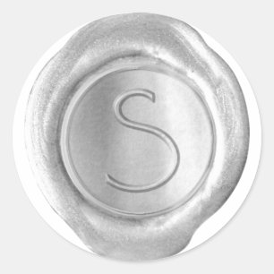 Wax Seal Monogram - Silver - ModernSlim S -