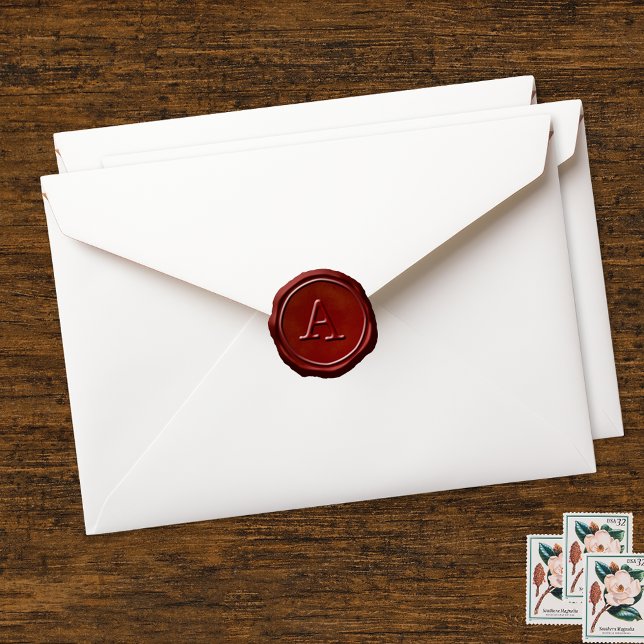 Wax Seal Red Monogram Intial (Creator Uploaded)