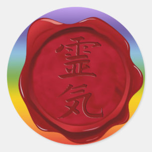 wax seal - REIKI chakren colours