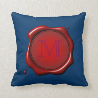 Wax Seal With Monogram Pillow Template