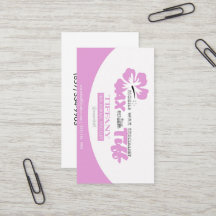Wax with Tiff Business Card