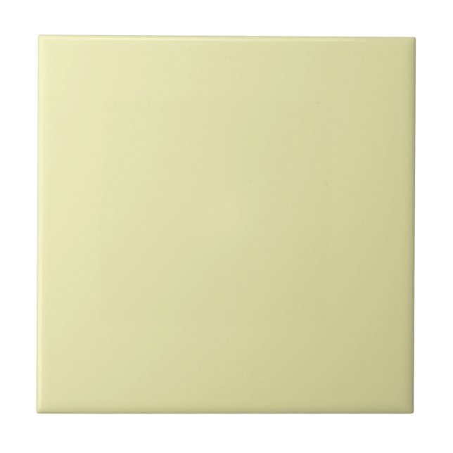 Wax Yellow Solid Colour Tile (Front)