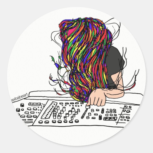 Waxbabe Bassnectar Logo Sticker (Front)