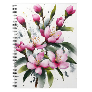 Waxflower - Watercolor flowers Notebook