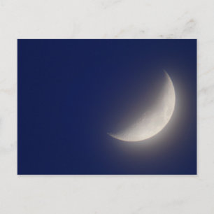 Waxing Crescent Moon Postcard
