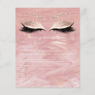 Waxing Depilation Liability Waiver Release Marble1 Flyer