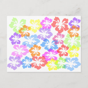 waxpunch-hi4 flower flowers purple pink free hibis postcard