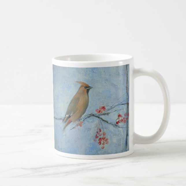 Waxwing Coffee Mug (Right)