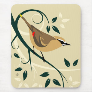 Waxwing Mouse Mat