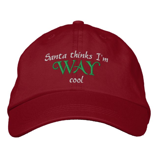 Way Cool Embroidered Hat (Front)