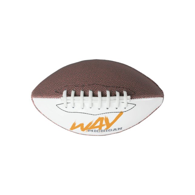 WAY Michigan Football American Football (Front)