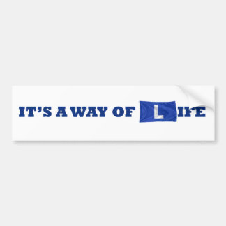 way of life bumper sticker