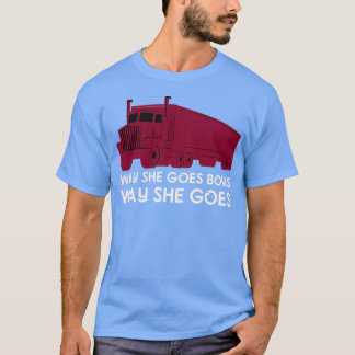 Way She Goes Boys Trucker T-Shirt