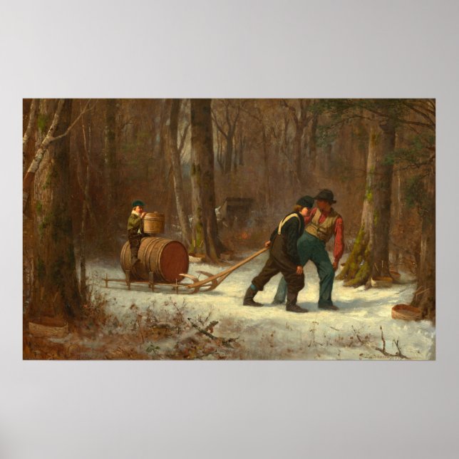 Way to Camp - Eastman Johnson Fine Art Poster (Front)
