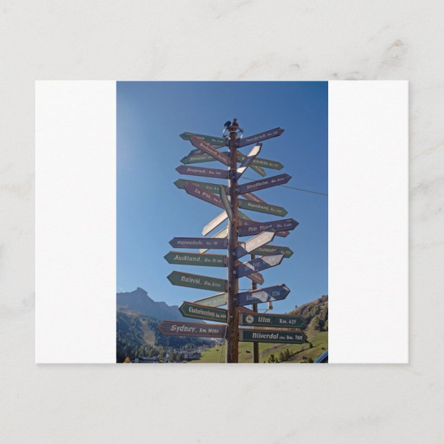 way to everywhere postcard (Front)