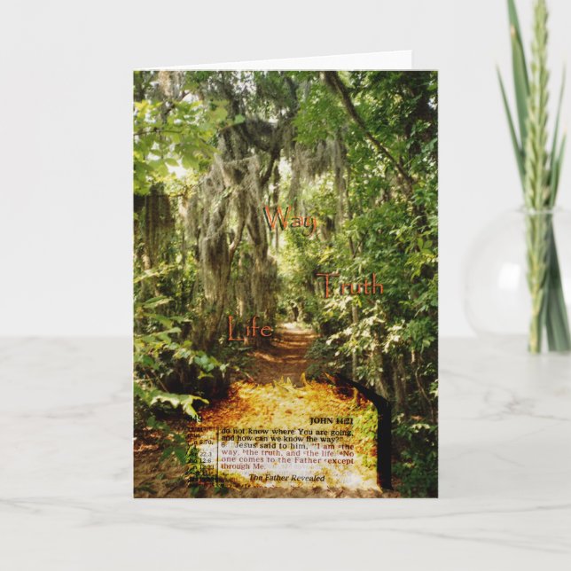 "Way, Truth, and Life" Card (Front)