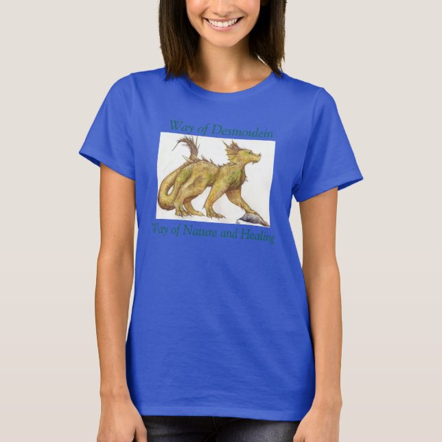 Way Walkers T-Shirt-- "Way of the Healer-drake" T-Shirt (Front)