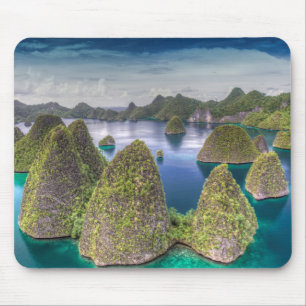 Wayag Island landscape, Indonesia Mouse Mat