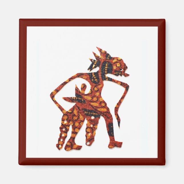 Wayang in Batik II Magnet (Front)