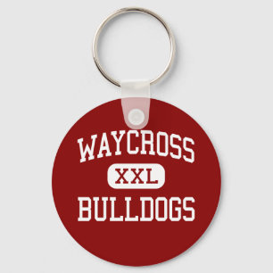 Waycross - Bulldogs - Middle - Waycross Georgia Key Ring
