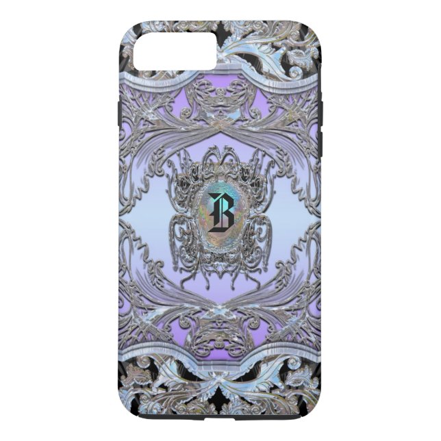 Wayde Hill Chic Victorian Monogram Case-Mate iPhone Case (Back)