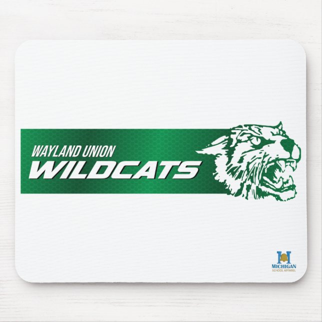 Wayland Union Wildcats #2 Mouse Pad (Front)