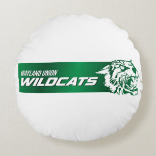 Wayland Union Wildcats #2 Round Cushion