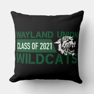 Wayland Union Wildcats #3 Cushion
