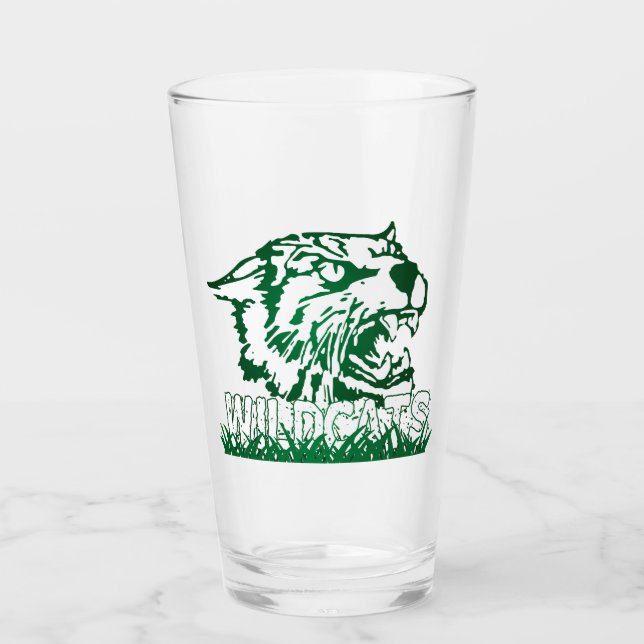 Wayland Union Wildcats #4 Glass (Front)