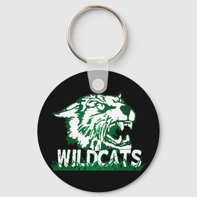 Wayland Union Wildcats #4 Key Ring (Front)