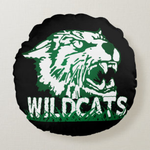 Wayland Union Wildcats #4 Round Cushion