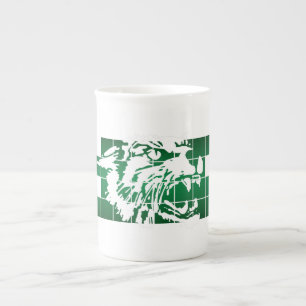 Wayland Union Wildcats #5 Bone China Mug