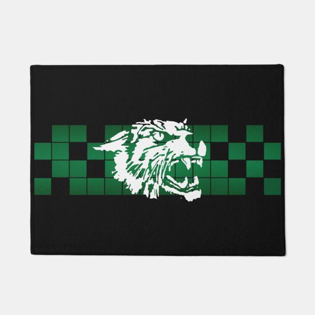 Wayland Union Wildcats #5 Doormat (Front)