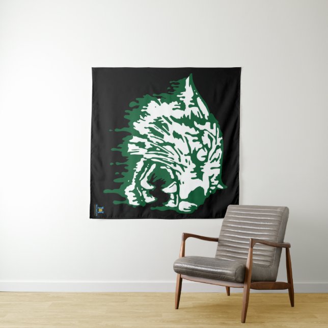 Wayland Union Wildcats #6 Tapestry (In Situ (Horizontal))