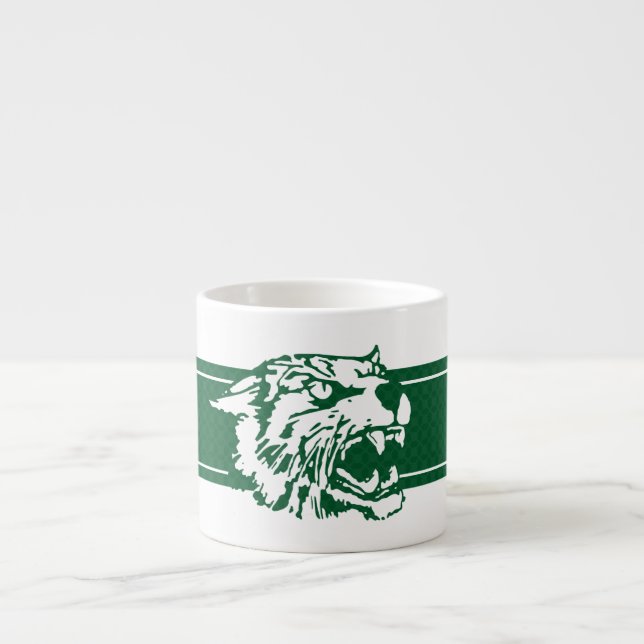 Wayland Union Wildcats #7 Espresso Cup (Front)