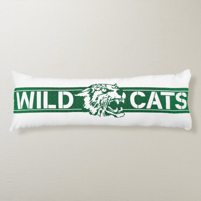 Wayland Union Wildcats #8 Body Cushion (Front)