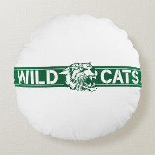 Wayland Union Wildcats #8 Round Cushion
