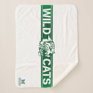 Wayland Union Wildcats #8 Sherpa Blanket