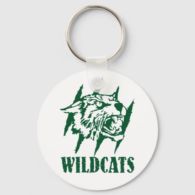 Wayland Union Wildcats #9 Key Ring (Front)