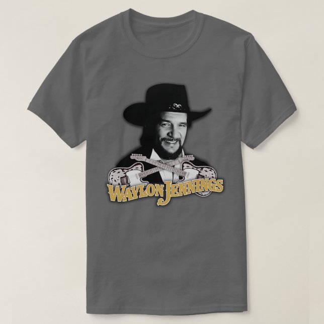Waylon Jennings Ramblin Man 2 T-Shirt (Design Front)