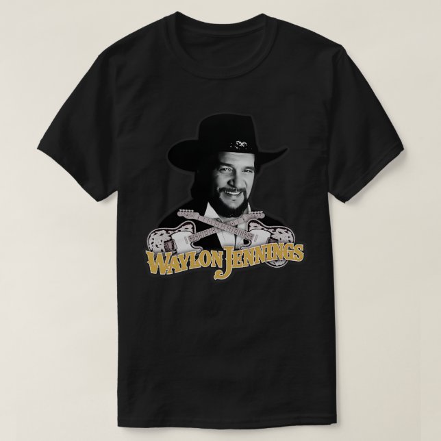 Waylon Jennings Ramblin Man T-Shirt (Design Front)