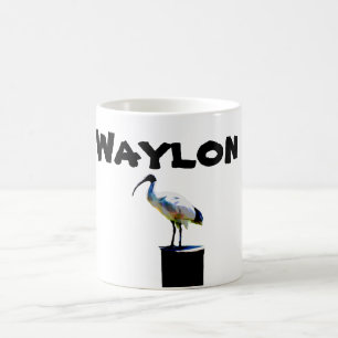 Waylon Name With Bin Chicken, Coffee Mug