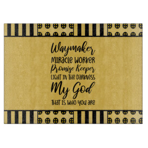 Waymaker Christian Cutting Board