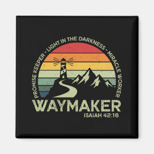 Waymaker Christian Typography Inspirational Bible Magnet