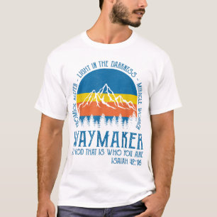 Waymaker Miracle Worker Jesus Christ Christian Rel T-Shirt