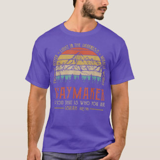 Waymaker Miracle Worker Promise Keeper Christian  T-Shirt