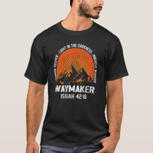 Waymaker Promise Keeper Miracle Worker Christian T-Shirt