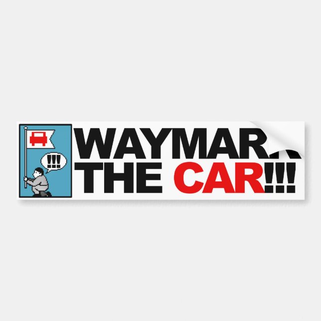 WAYMARK THE CAR! bumpersticker Bumper Sticker (Front)