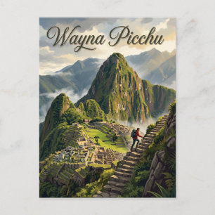 Wayna Picchu Peru Postcard