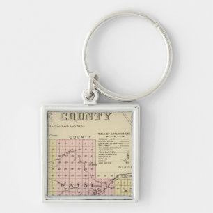 Wayne County, Nebraska Key Ring